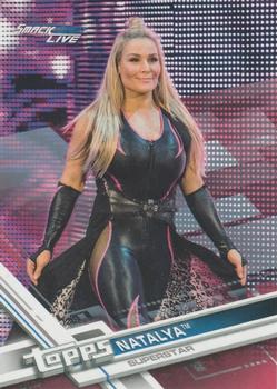2017 Topps WWE Then Now Forever  - Red #155 Natalya Front