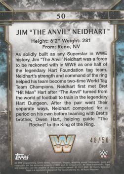 2017 Topps Legends of WWE - Blue #50 Jim The Anvil Neidhart Back