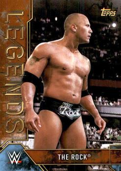 2017 Topps Legends of WWE - Bronze #3 The Rock Front