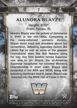 2017 Topps Legends of WWE - Bronze #7 Alundra Blayze Back