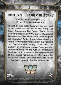 2017 Topps Legends of WWE - Bronze #21 Brutus The Barber Beefcake Back