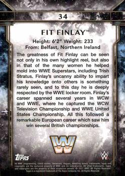 2017 Topps Legends of WWE - Bronze #34 Fit Finlay Back