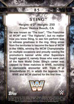 2017 Topps Legends of WWE - Bronze #85 Sting Back