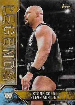 2017 Topps Legends of WWE - Gold #86 Stone Cold Steve Austin Front