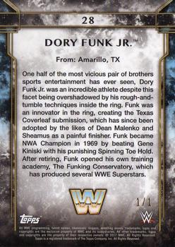 2017 Topps Legends of WWE - Red #28 Dory Funk Jr. Back