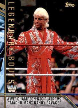 2017 Topps Legends of WWE - Legendary Bouts #16 WWE Champion Ric Flair vs. 