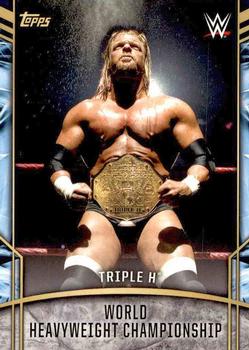 2017 Topps Legends of WWE - Retired Titles #4 Triple H Front