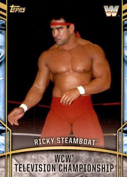 2017 Topps Legends of WWE - Retired Titles #14 Ricky Steamboat Front