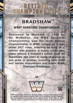 2017 Topps Legends of WWE - Retired Titles #20 Bradshaw Back