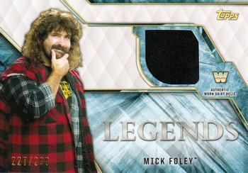 2017 Topps Legends of WWE - Shirt Relics #R-MF Mick Foley Front