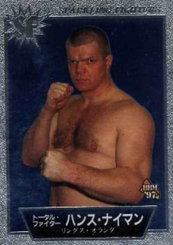 1997 BBM Sparkling Fighters #44 Hans Nyman Front