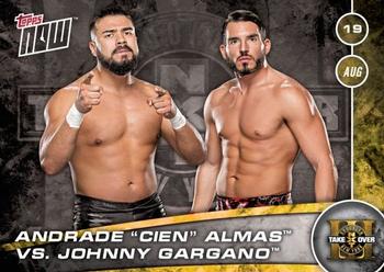 2017 Topps Now NXT Countdown to Takeover: Brooklyn III Matches #5 Andrade 
