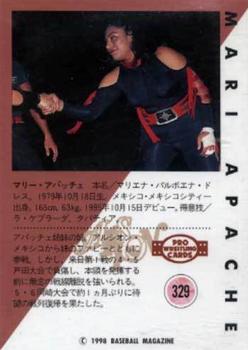 1998 BBM Pro Wrestling #329 Mari Apache Back