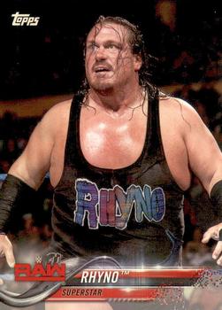 2018 Topps WWE #77 Rhyno Front