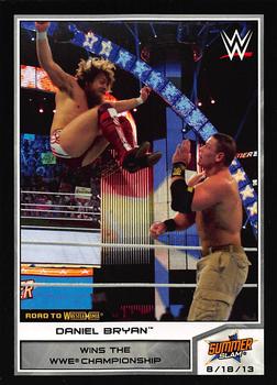 2014 Topps WWE Road to Wrestlemania - DVD Promos #P3 Daniel Bryan Wins The WWE Championship Front