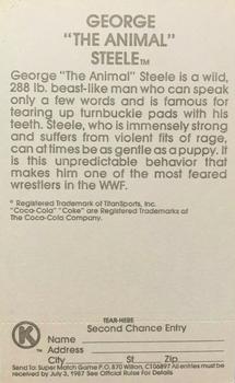 1987 Circle K WWF Supermatch #6 George 