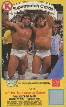 1987 Circle K WWF Supermatch #16 Can-Am Connection Front