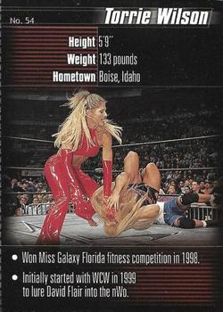 2000 WCW Magazine Trading Cards #54 Torrie Wilson Back