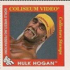 1993 Coliseum Video WWF Superstar Collectors Stamps #NNO Hulk Hogan Front