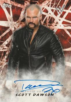 2018 Topps WWE Road To Wrestlemania - Autographs #A-SD Scott Dawson Front