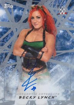 2018 Topps WWE Road To Wrestlemania - Autographs Silver #A-BL Becky Lynch Front