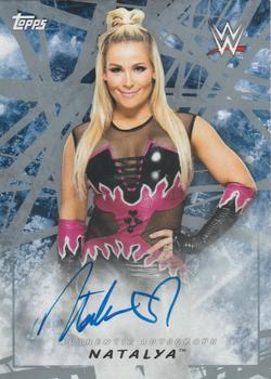 2018 Topps WWE Road To Wrestlemania - Autographs Silver #A-NAT Natalya Front