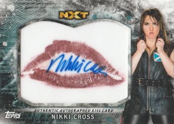 2018 Topps WWE Road To Wrestlemania - Kiss Cards Autographs #K-NC Nikki Cross Front