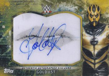 2018 Topps WWE Road To Wrestlemania - Kiss Cards Autographs Gold #K-GD Goldust Front