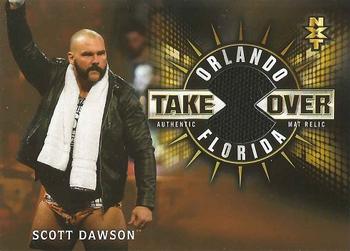 2018 Topps WWE Road To Wrestlemania - NXT TakeOver: Orlando 2017 Mat Relics Bronze #MR-SD Scott Dawson Front