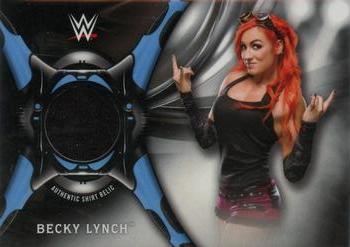 2018 Topps WWE Road To Wrestlemania - Shirt Relics Silver #SR-BL Becky Lynch Front