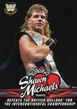 2018 Topps WWE Road To Wrestlemania - Shawn Michaels Tribute (Part 1) #6 Defeats The British Bulldog for the Intercontinental Championship Front