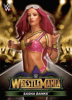 2018 Topps WWE Road To Wrestlemania - Wrestlemania 34 Roster #R-27 Sasha Banks Front