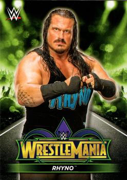 2018 Topps WWE Road To Wrestlemania - Wrestlemania 34 Roster #R-47 Rhyno Front
