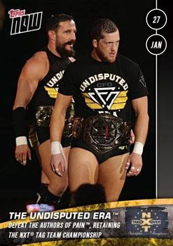 2018 Topps Now NXT #1 The Undisputed Era Front