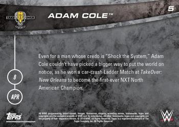 2018 Topps Now NXT #5 Adam Cole Back