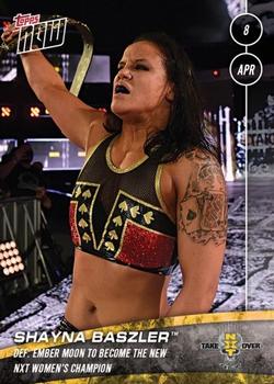 2018 Topps Now NXT #6 Shayna Baszler Front