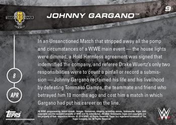 2018 Topps Now NXT #9 Johnny Gargano Back