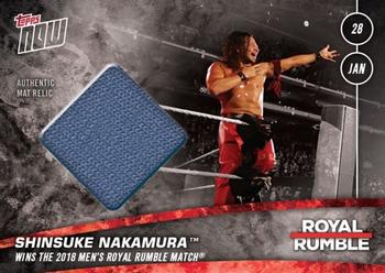 2018 Topps Now WWE #2A Shinsuke Nakamura Front