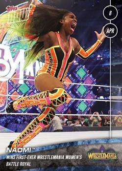 2018 Topps Now WWE #19 Naomi Front