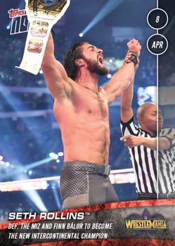 2018 Topps Now WWE #20 Seth Rollins Front