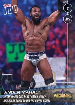 2018 Topps Now WWE #22 Jinder Mahal Front