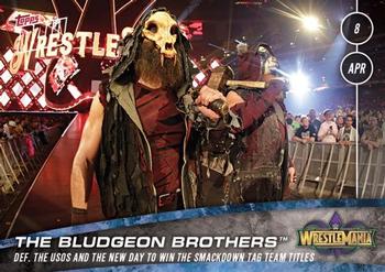 2018 Topps Now WWE #23 The Bludgeon Brothers Front