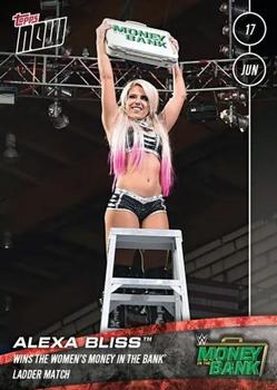 2018 Topps Now WWE #39 Alexa Bliss Front
