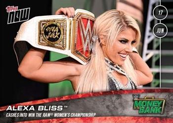 2018 Topps Now WWE #41 Alexa Bliss Front