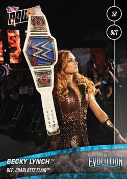 2018 Topps Now WWE #65 Becky Lynch Front