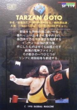 1998 BBM Sparkling Fighters #119 Tarzan Goto Back