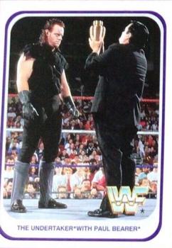 1991 Merlin WWF (German) #120 The Undertaker with Paul Bearer Front