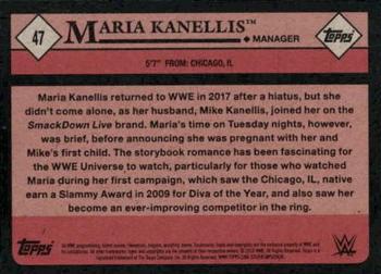 2018 Topps WWE Heritage #47 Maria Kanellis Back