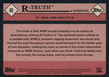 2018 Topps WWE Heritage #60 R-Truth Back