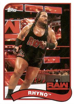 2018 Topps WWE Heritage #62 Rhyno Front